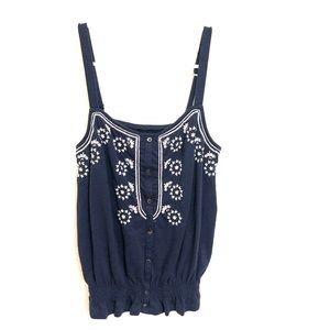 Navy Blue Tank Top